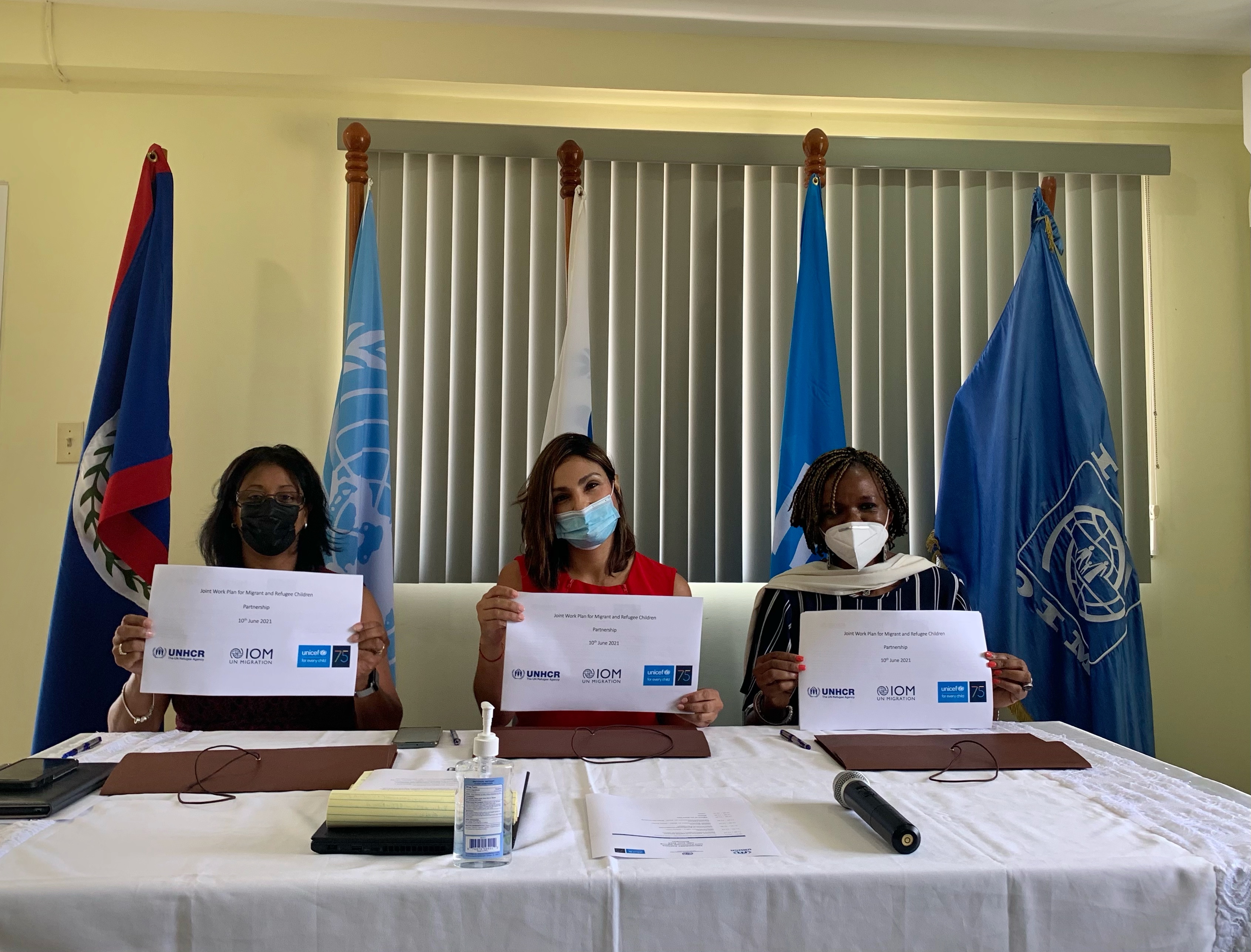 UNICEF, UNHCR, IOM Sign Joint Agreement to Support Refugee and Migrant Children