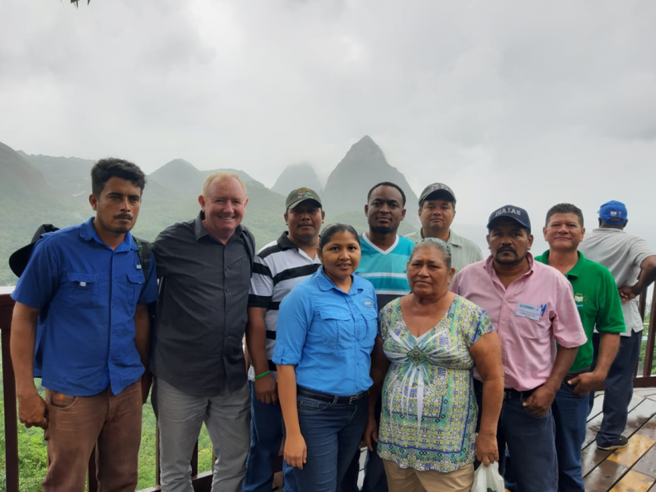 Belize participants along with CEO Peter Allen of the Ministry of Public Service, Energy and Public Utilities